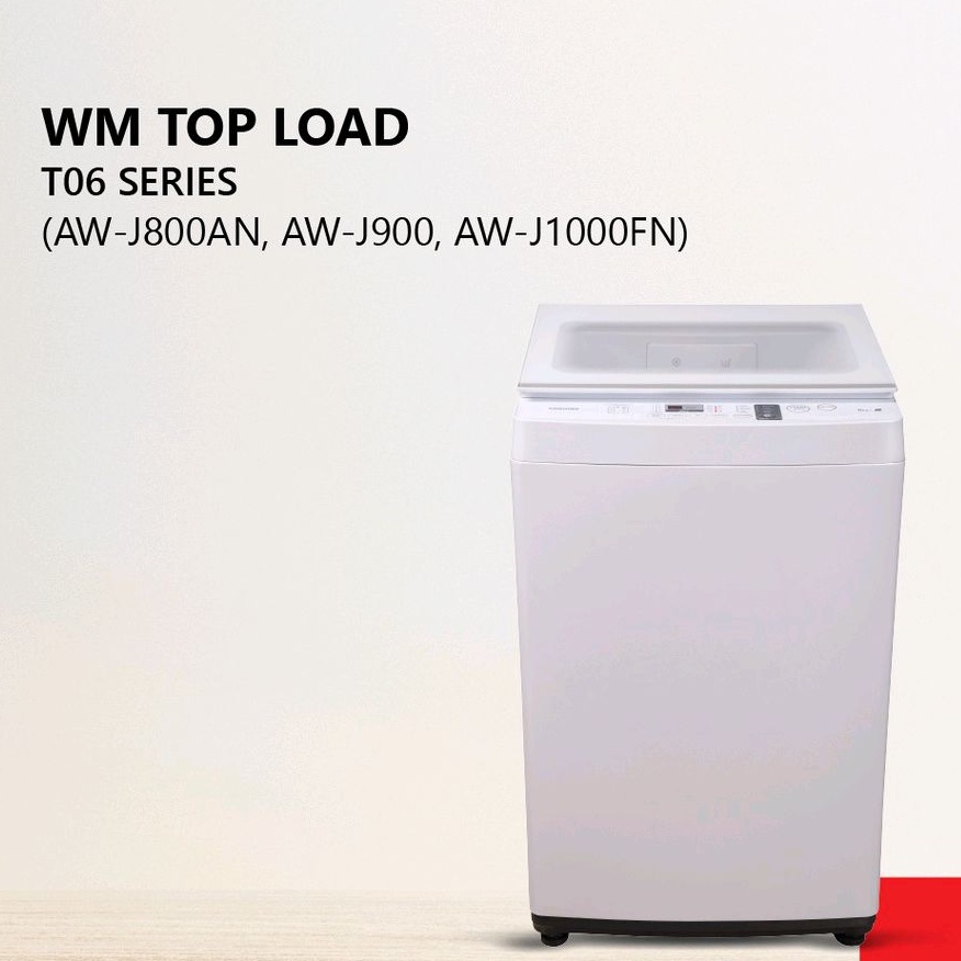 Washing Machine Toshiba Top Loading AW-J800AN / AW-J900 / AW-J1000FN