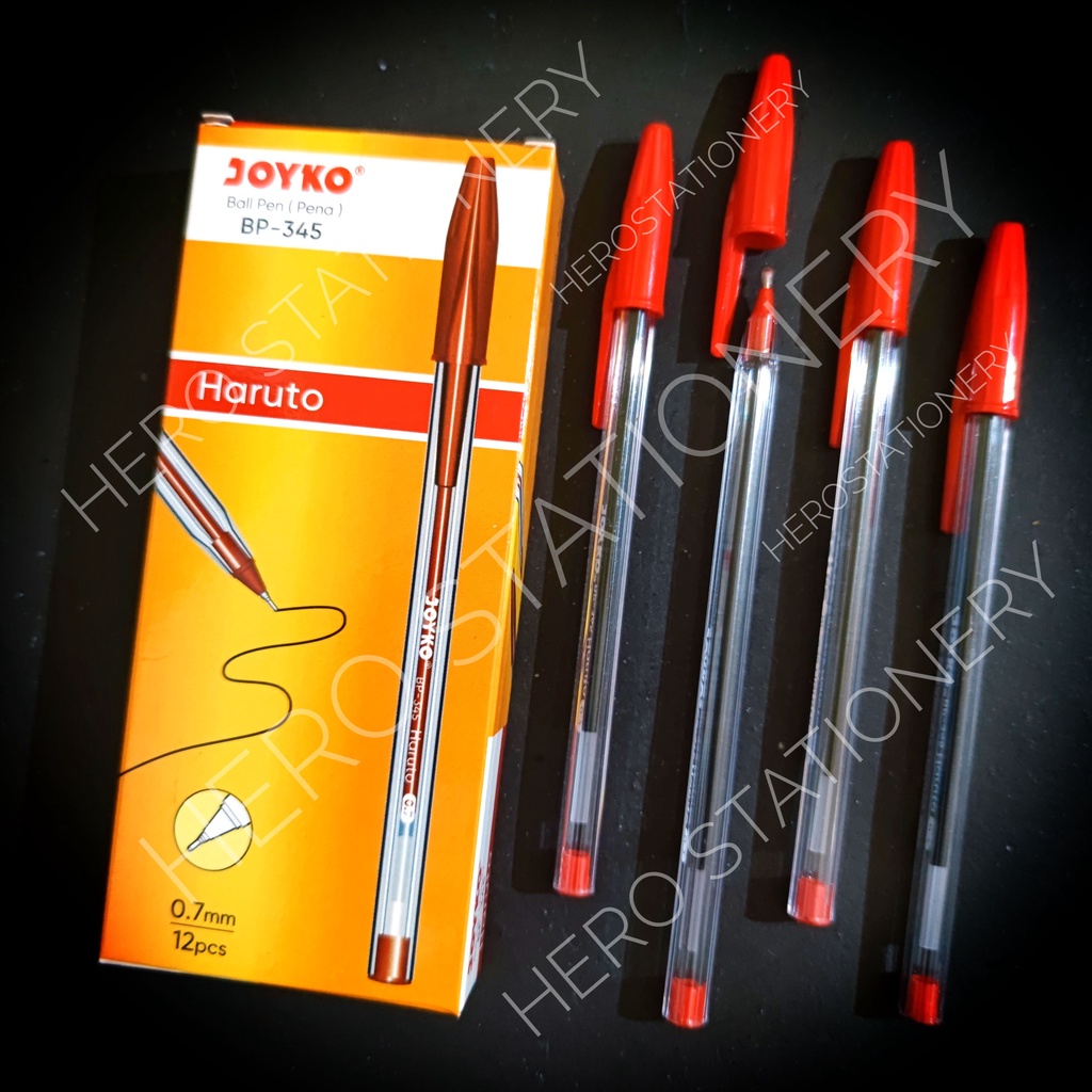 

Joyko ballpoint pen pena haruto 0.7 mm BP-345 . 12 unit