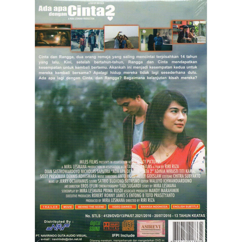 Aadc 2 Ada Apa Dengan Cinta 2 Exclusive Box Dvd Original Shopee Indonesia