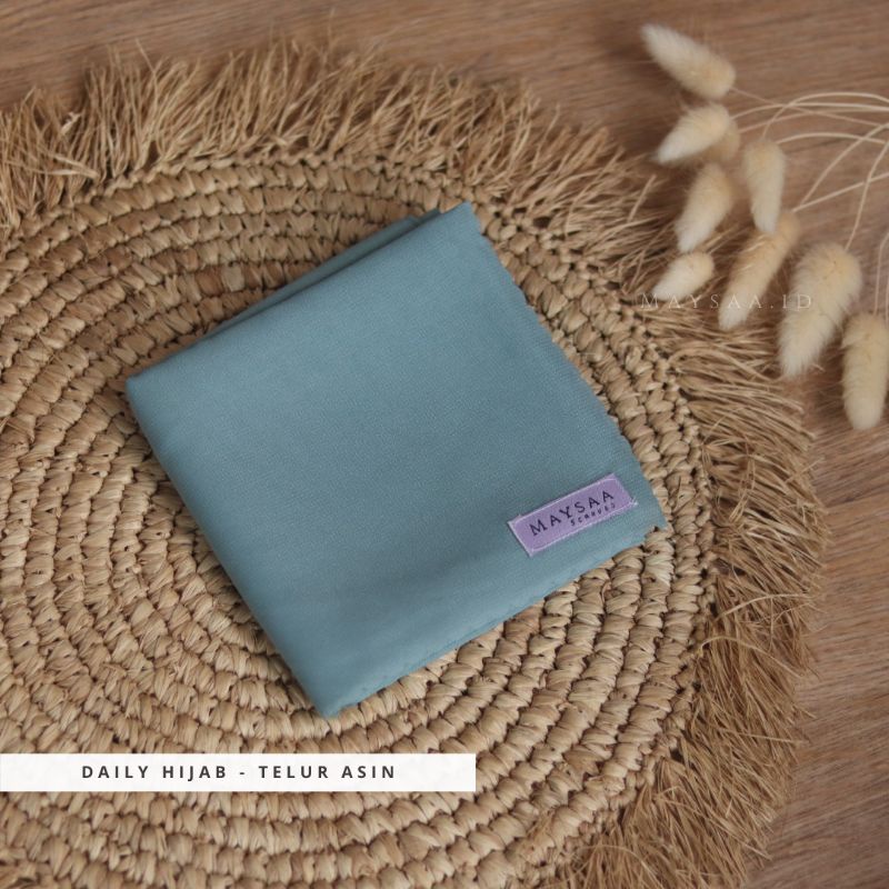 Katalog DAILY HIJAB SQUARE/ POLYCOTTON /Bella square-Telur asin