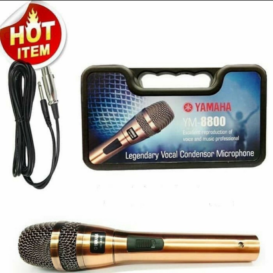 Yamaha microphone legendary Vocal YM-8800 suara suara mantap