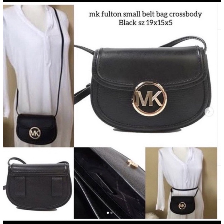 PRELOVED MICHAEL KORS BAG MK BAG FULTON SMALL LEATHER