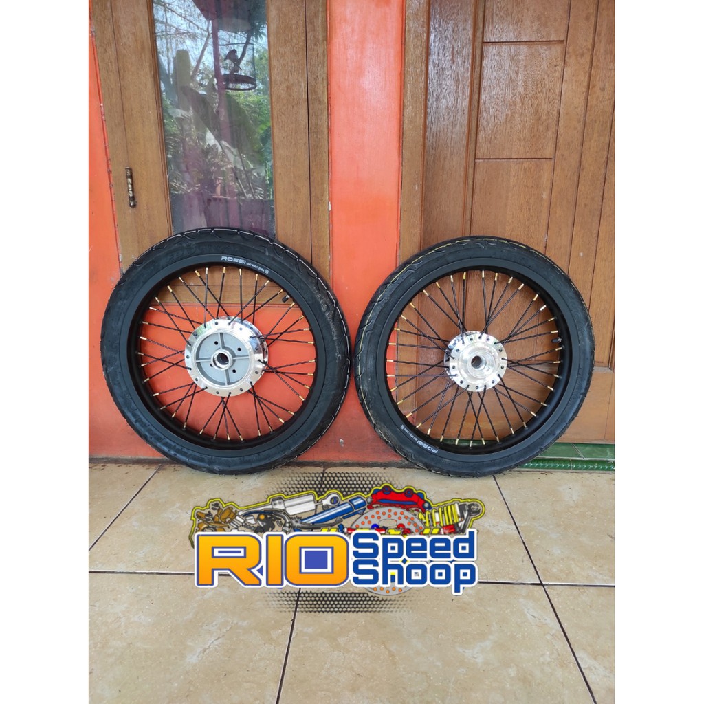VELG PELK JARI JARI RX KING PAKETAN RING 17 TAPAK LEBAR 185/215 SET PLUS BAN