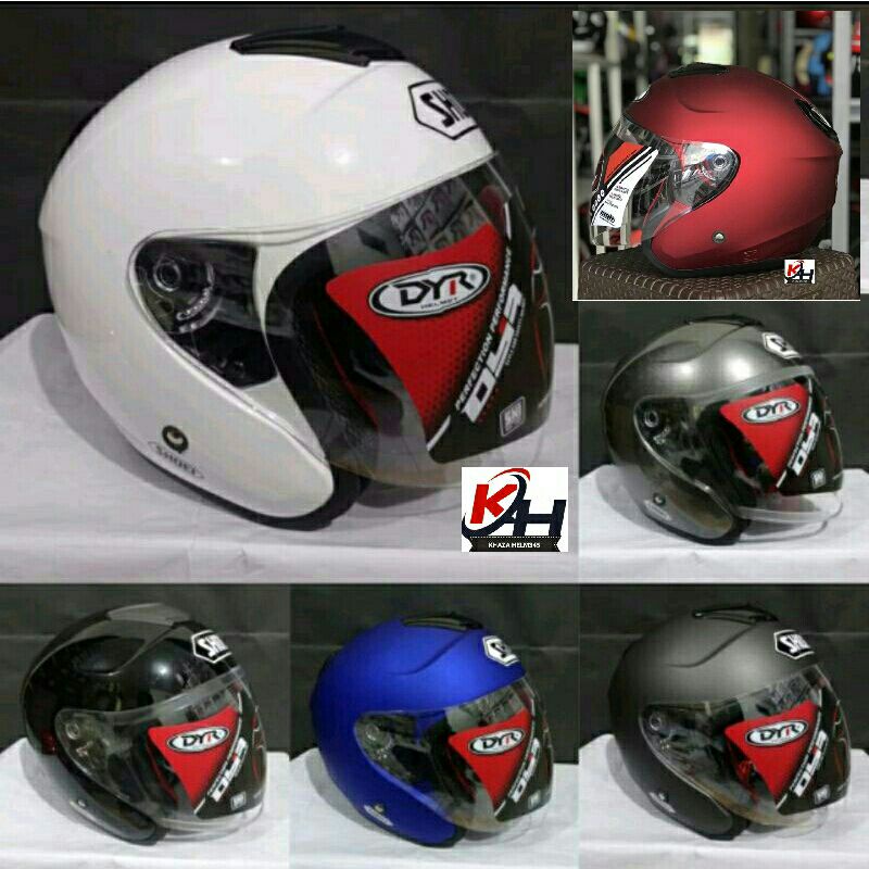 HELM  KYOTO  MERK DYR//SET VISOR VENOM IRIDIUM FLET//PLUS BONUS STIKER SHOEI