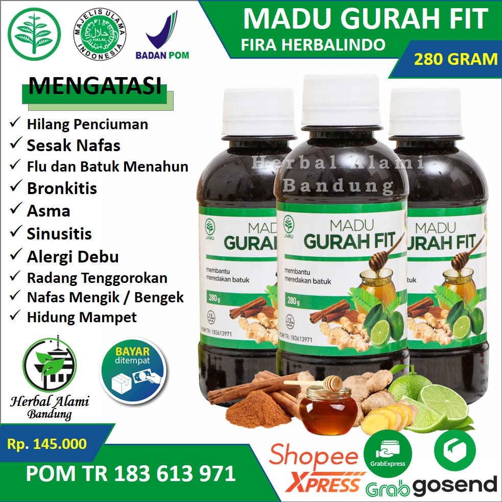 Jual Madu Gurah Fit Mengatasi Bronkitis Sinusitis Radang Tenggorokan Batuk Menahun Dan Asma 4966