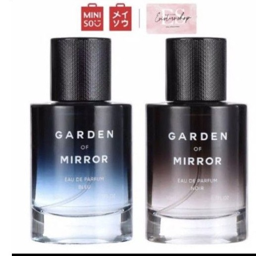 MINISO PARFUME GARDEN OF MIRROR BLEU / NOIR PARFUME MINISO PRIA 5ml 100ml