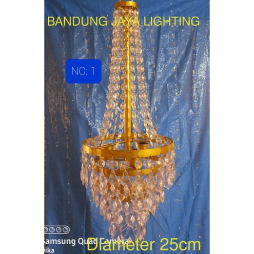 LAMPU GANTUNG  KRISTAL JUMBO1/LAMPU HIAS/LAMPU KRISTAL/LAMPU DEKORASI