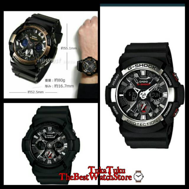 jam tangan casio g shock ga 200 ori