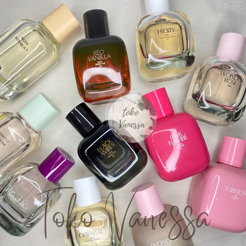 [Decant Share in BOTTLE / JAR] Zara Perfume 5ml & 10ml Gardenia / Orchid / Wonder Rose / Red Vanilla