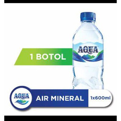 

Aqua 600 ml kemasan botol