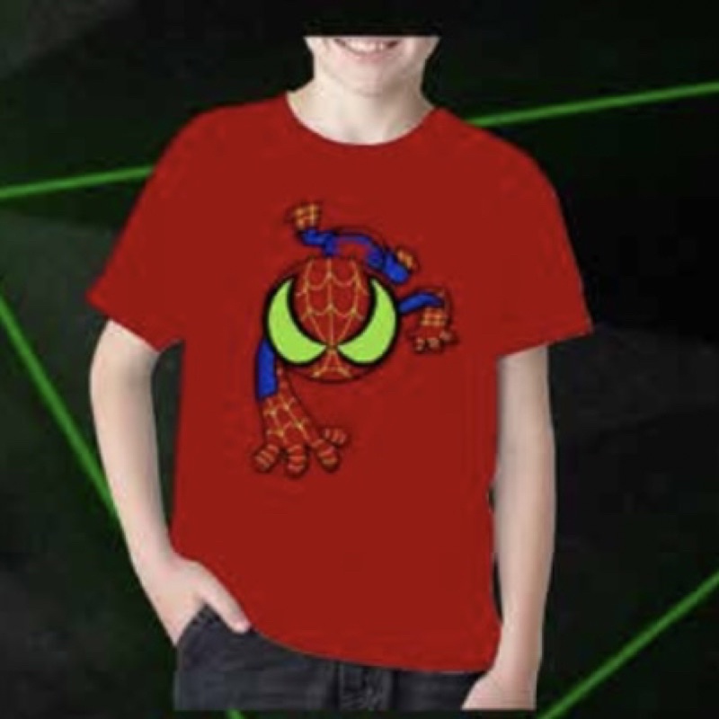 Kaos rhymes glow in the dark anak tanggung avengers