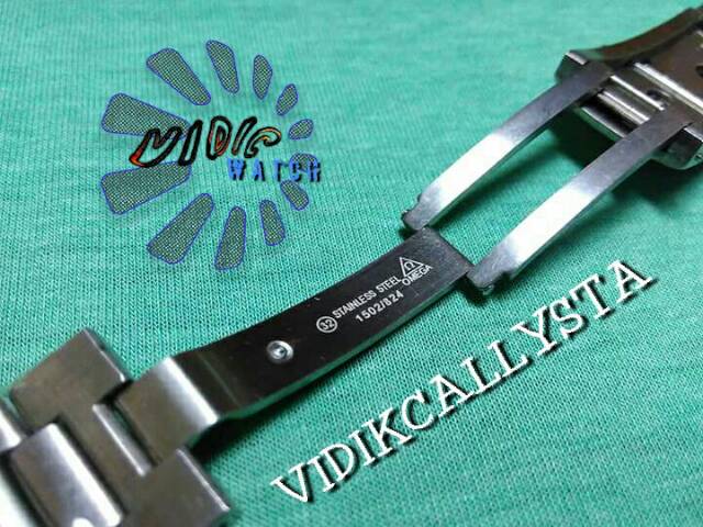 STRAP OMEGA SEAMASTER 22 STAINLESS SOLID / TALI RANTAI OMEGA SEAMASTER 22MM 2,2 CM SILVER