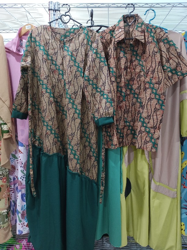 Gamis Batik Manggar, Padi,sekar,cantik,kubis,kipas,daun,kupu,nadine,gendis