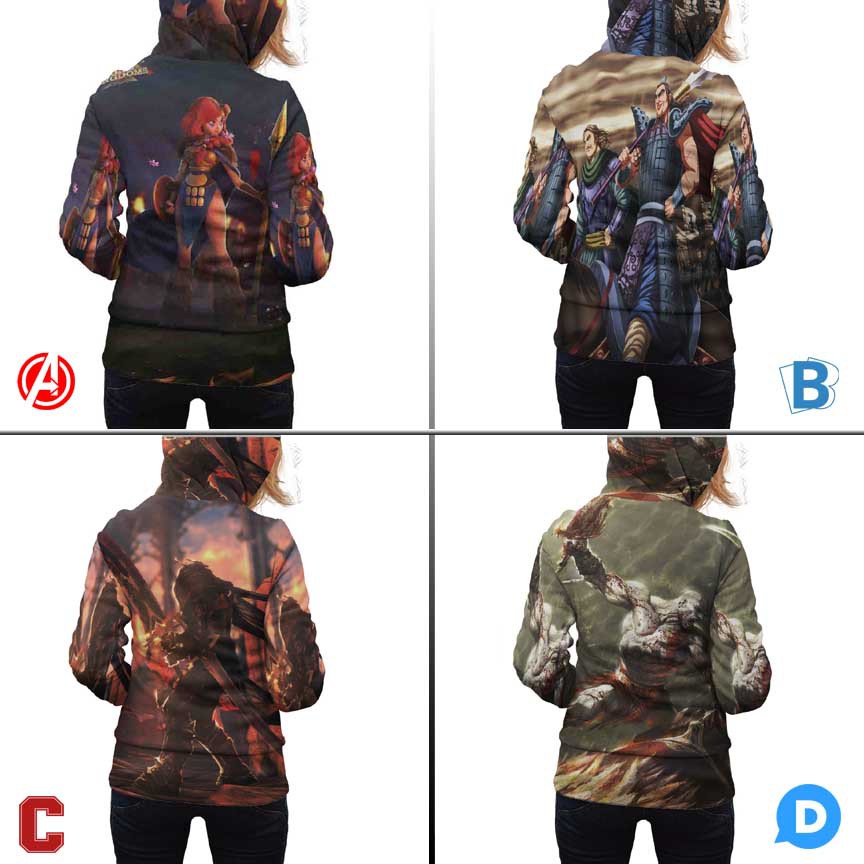 Sweater Rise of Kingdom Game Jaket Hoodie Wanita