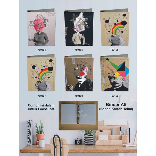 

Binder A5 / Binder Note A5 / Surealism / Set 2873