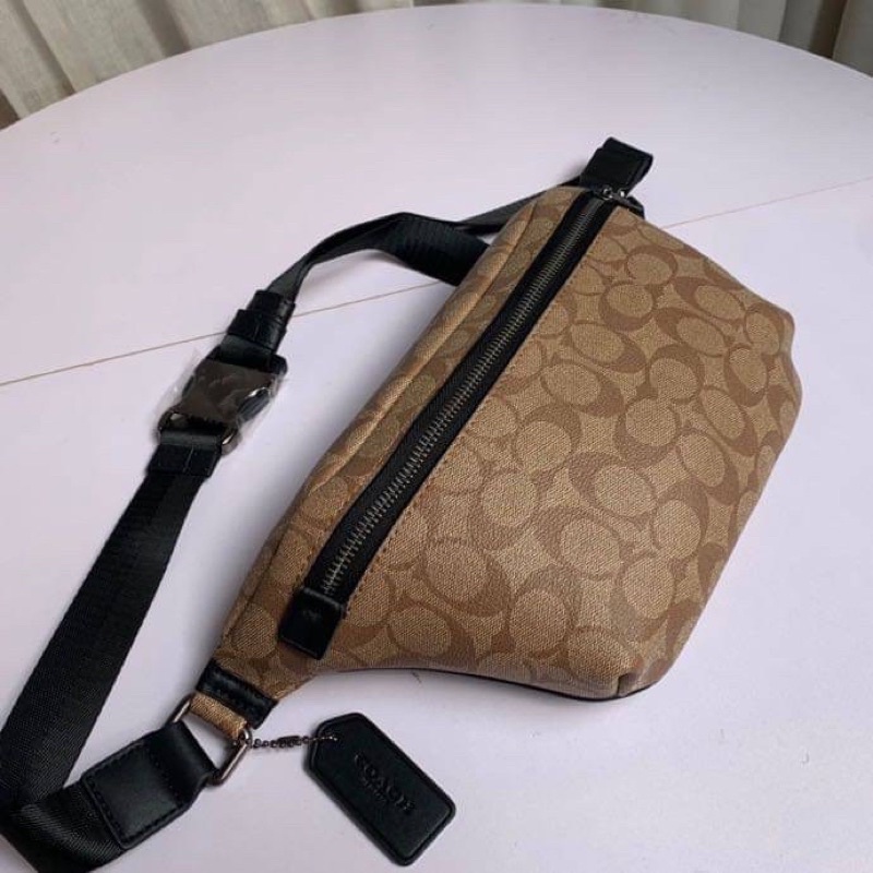 Coach Grade Belt Bag in Signature Canvas   (C3228)