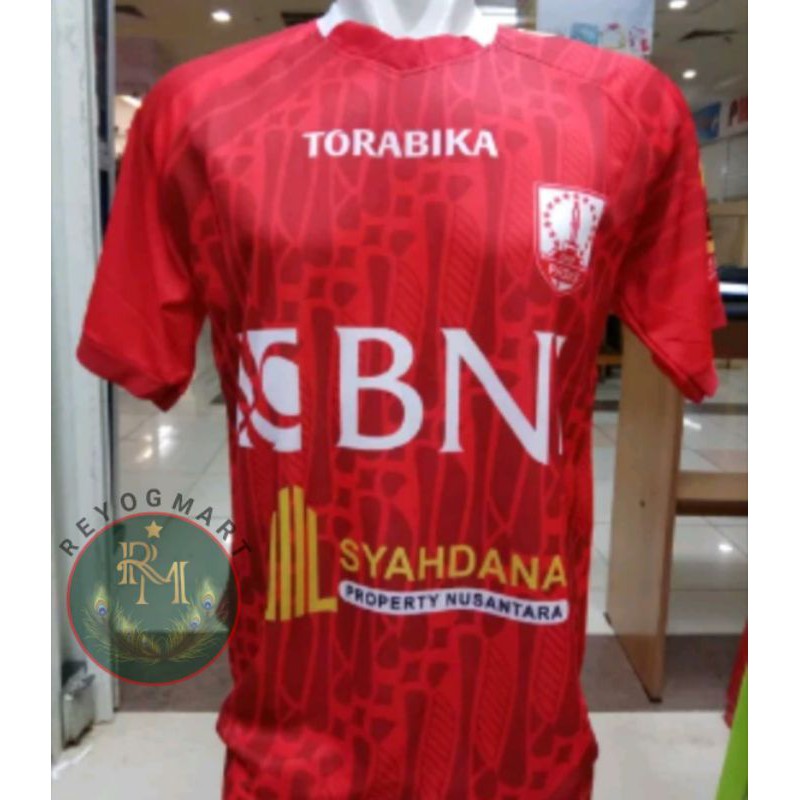JERSEY PERSIS SOLO HOME 2018 LIGA 2 SHOPEE MERAH PRINTING RETRO LOKAL