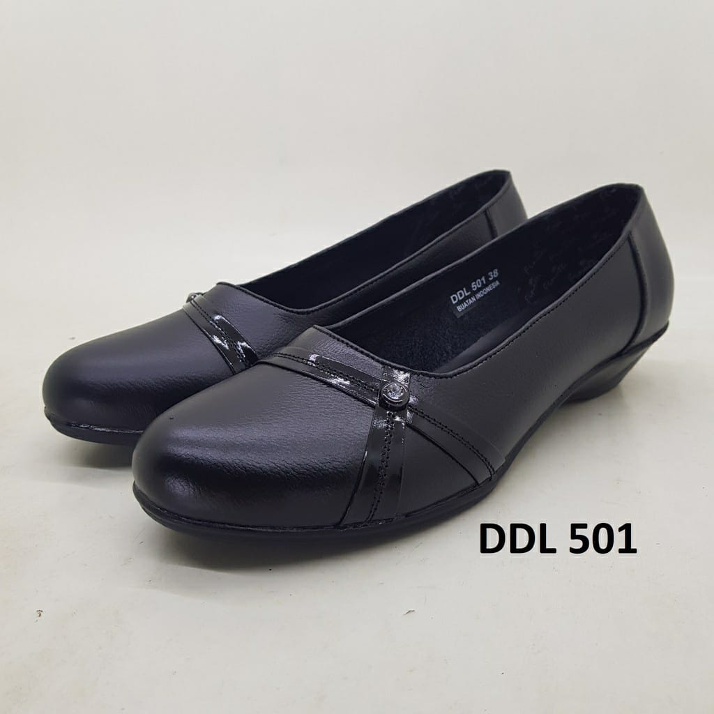 Finotti Ddl 501 Sepatu Kantor Wanita Premium Sepatu Kerja Pantofel Cewek Kulit Asli Original