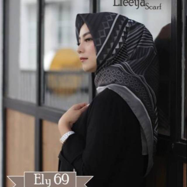 HIJAB SEGIEMPAT MOTIF PRINTING II Eleeya Scarf ELY 69