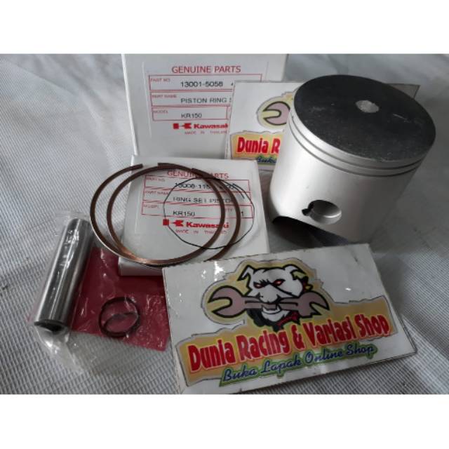 Piston Kawasaki Ninja 150 Ninja R Ninja RR ukuran Standar 50 100 150 200 250 300 350 400 Pin 15