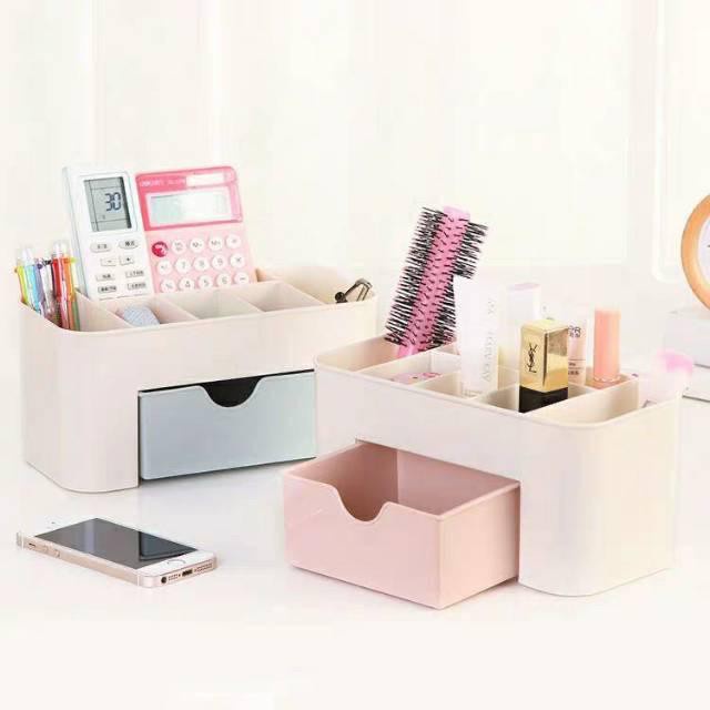 ☀ Sunly ☀ A001 Rak Mini Kosmetik Kotak Serbaguna Storage Alat Make Up Keranjang Box Organizer