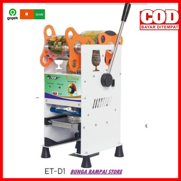 PROMO ALAT MESIN CUP SEALER ETON ET D1 (GELAS 12 - 22 OZ