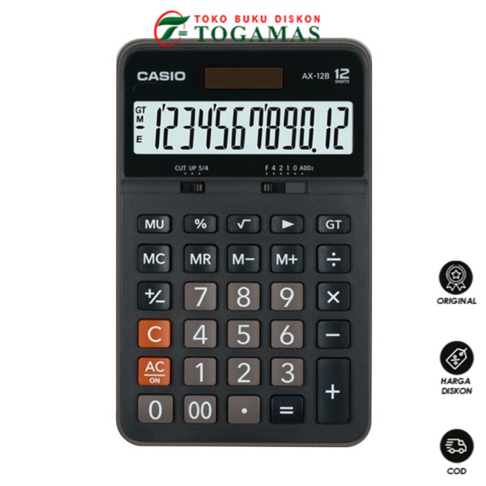 

READY !! KALKULATOR CALCULATOR AX-12B CASIO