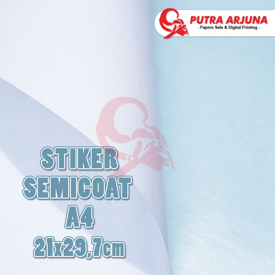 

STIKER SEMICOAT A4 21x29,7cm