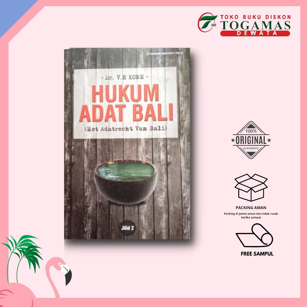 HUKUM ADAT BALI (HET ADATRECHT VAN BALI) 2  - ORIGINAL