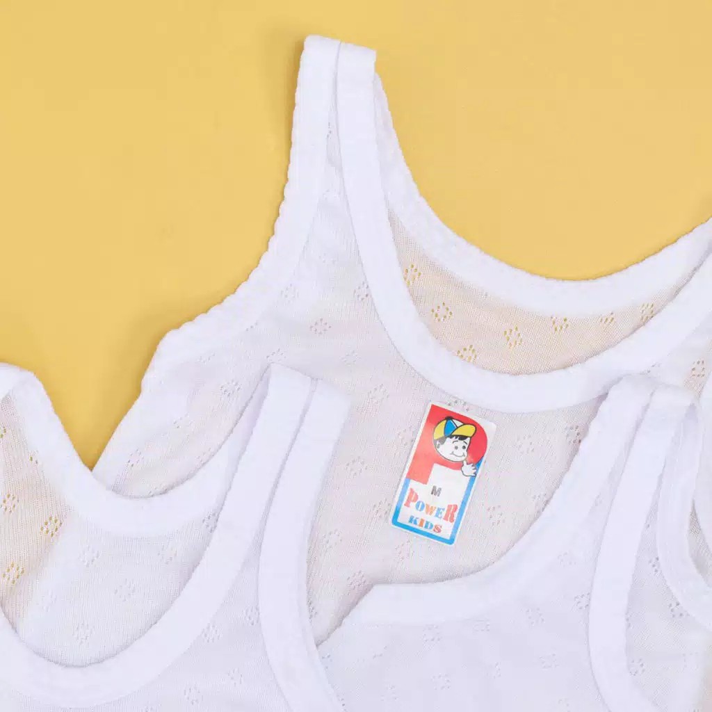 Kaos oblong dan singlet Bayi dan Anak Merk Power Kids kualitas SNI