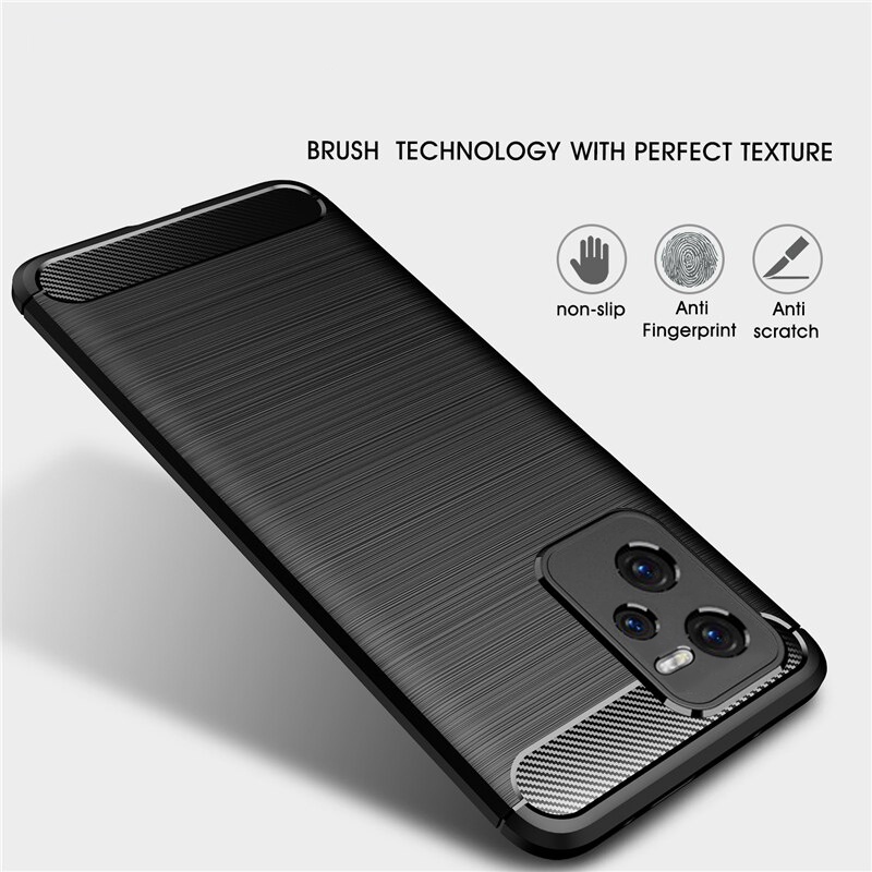 PAKET 2IN1 Case Realme Narzo 50A Prime Ipaky Carbon Casing + Tempered Glass Layar Full Cover