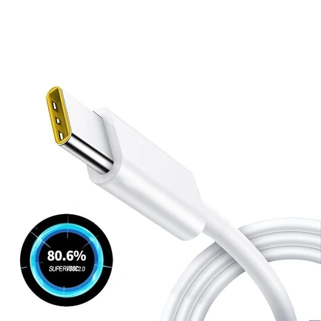 ORIGINAL KABEL DATA OPPO RENO 5 6 7 5G 65W SUPER VOOC 2.0 FLASH CHARGE