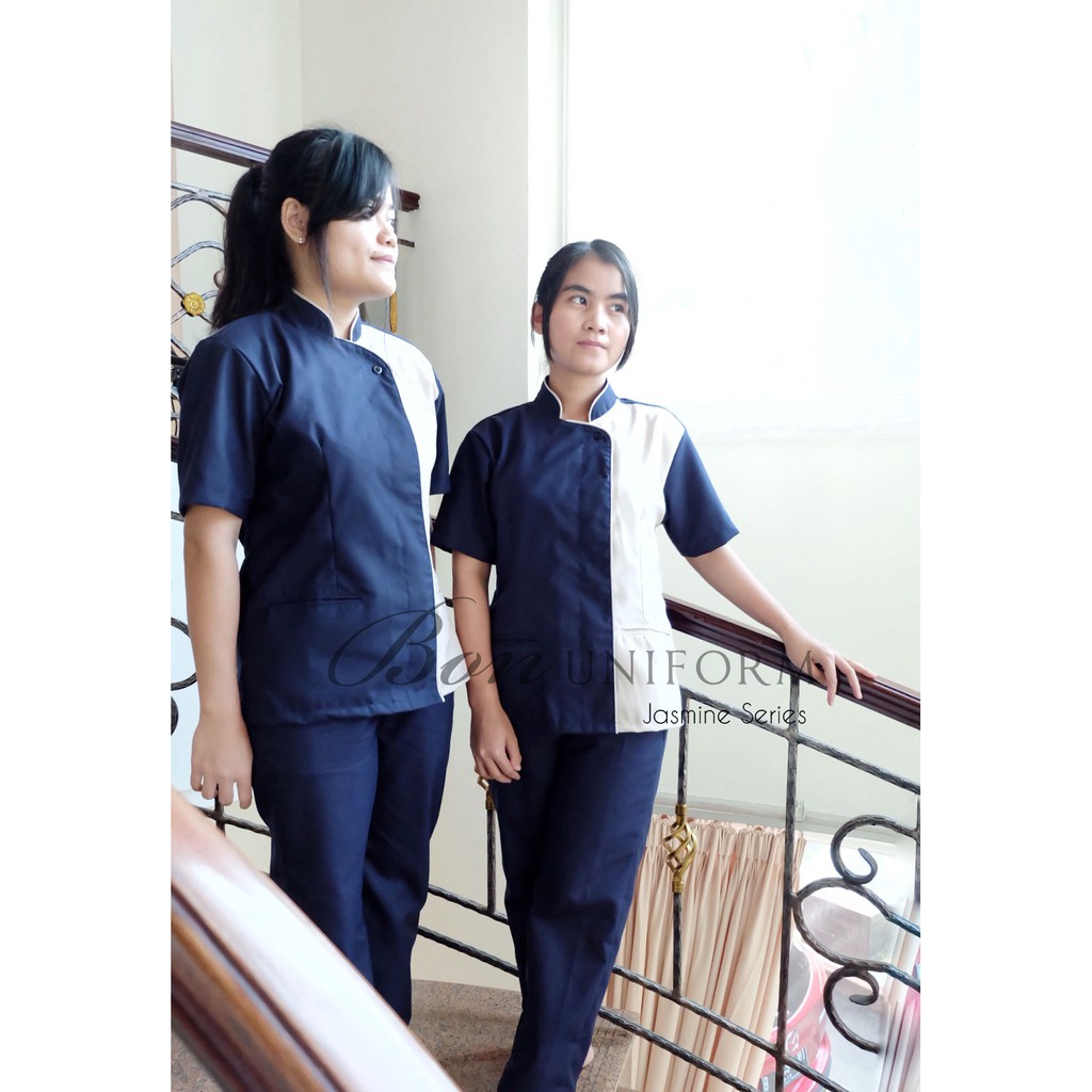 Baju Suster / Seragam Suster Bon Uniform - Premium Nanny’s Uniform - Jasmine Series