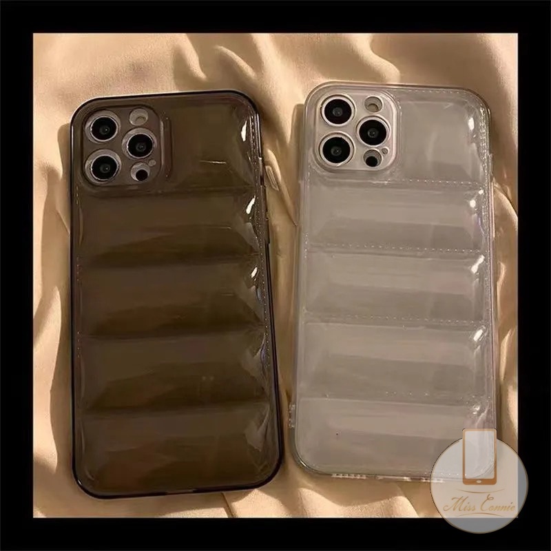 Soft Case TPU Transparan Bentuk Jaket Untuk iPhone 11 7Plus 8Plus 13 12 Pro Max XR X XS Max 7 8 SE