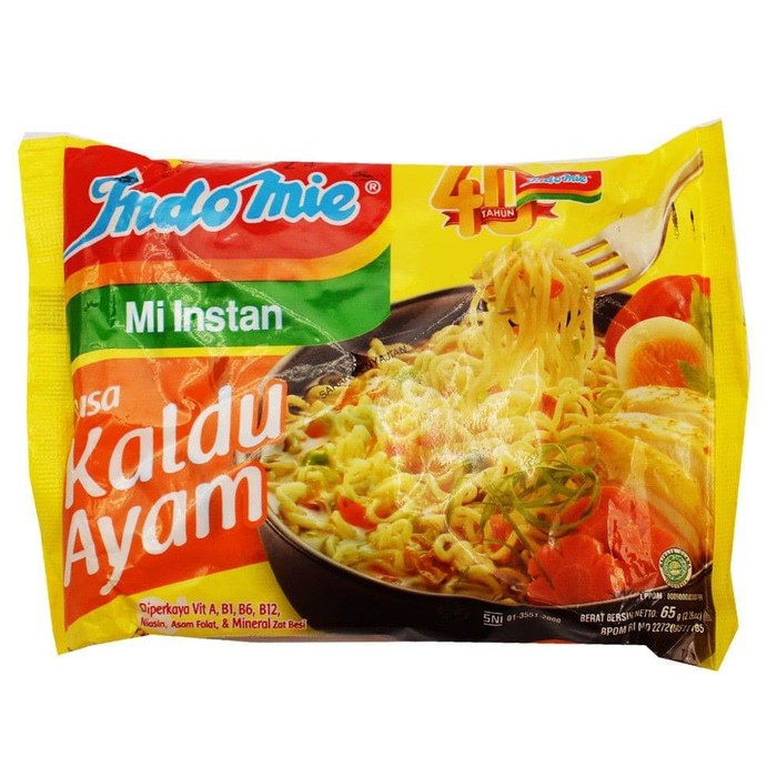 

Indomie Mie Kuah Kaldu Ayam 65gr