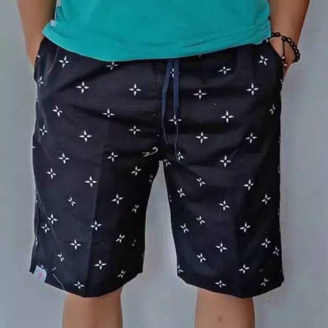 Celana Kolor Pendek  Motif / Celana Chino Pendek pria