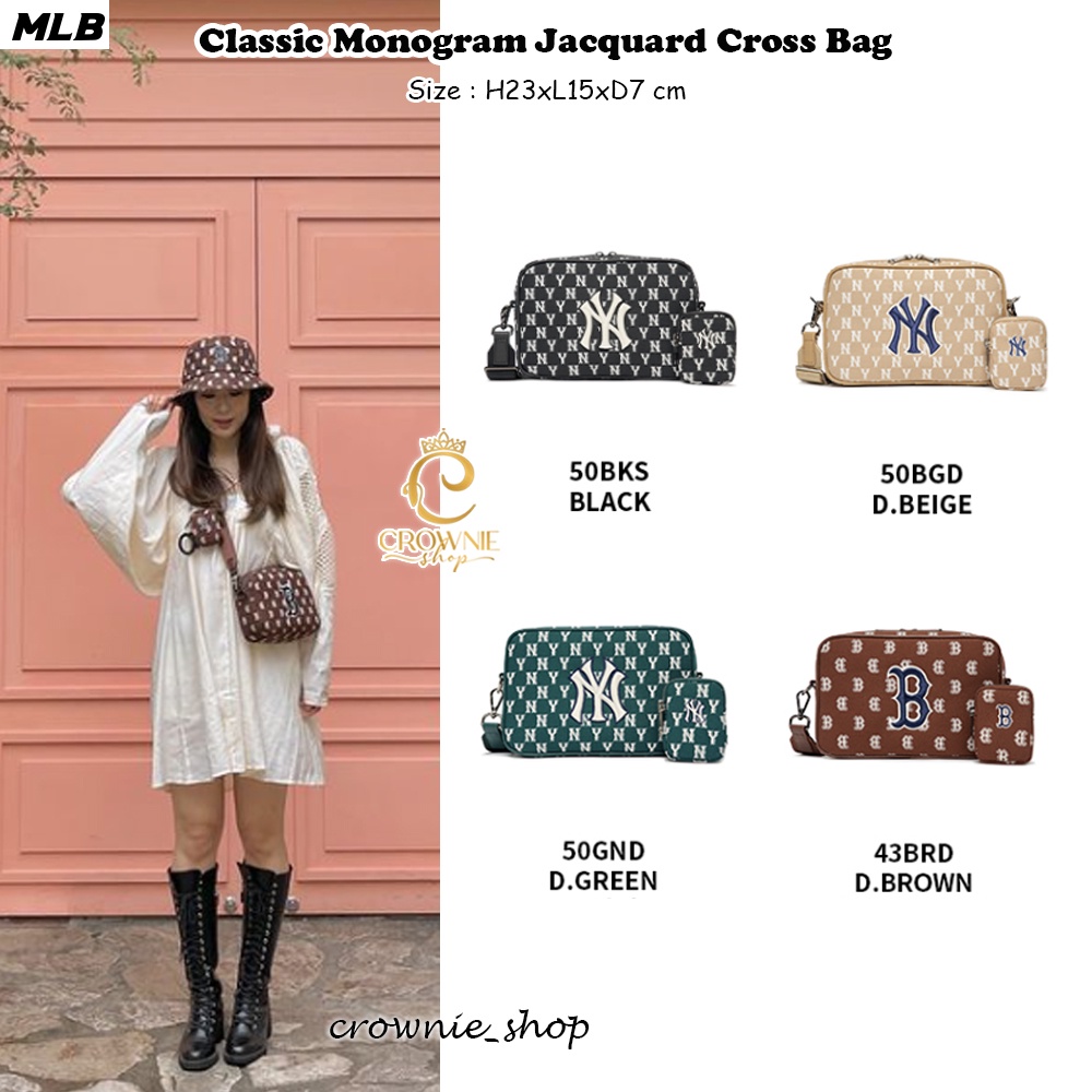 MLB monogram cross body bag
