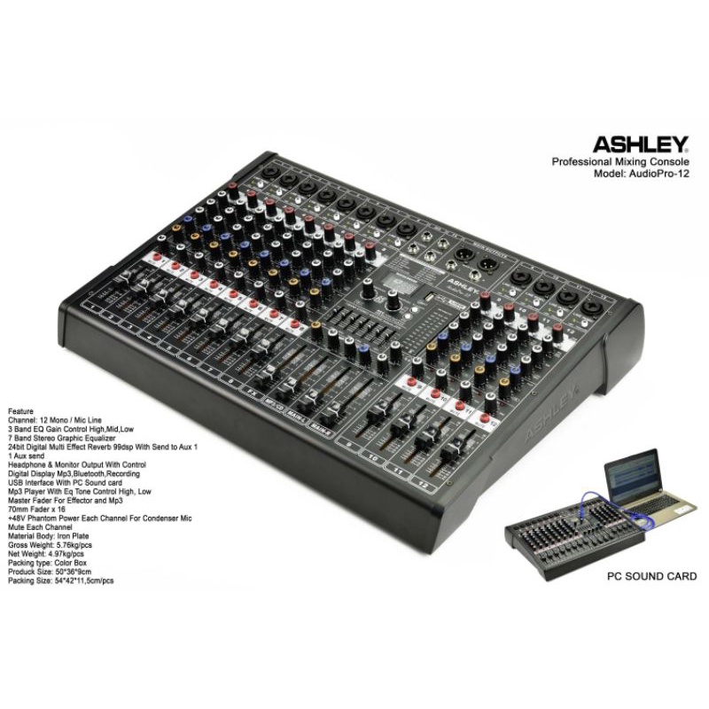 Ashley Audio Pro 12/Mixer Ashley Audio Pro 12 original