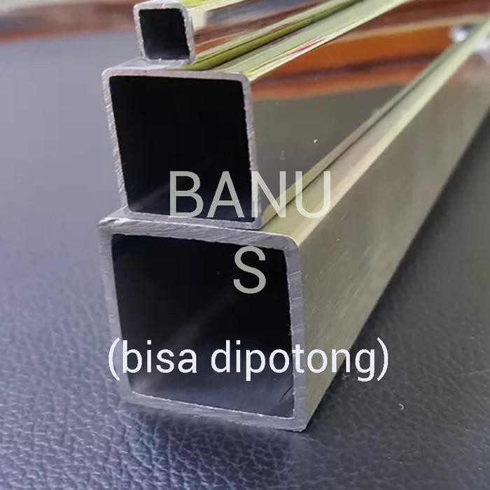 Pipa hollow stainless 30 x 30 x 1,5 mm / 3 cm x 3 cm pipa kotak hol