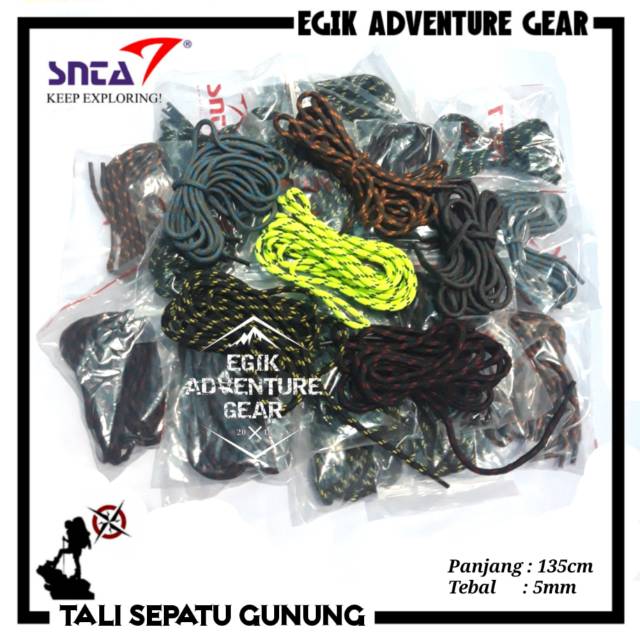 Tali Sepatu / Tali Sepatu Gunung / Tali Sepatu SNTA