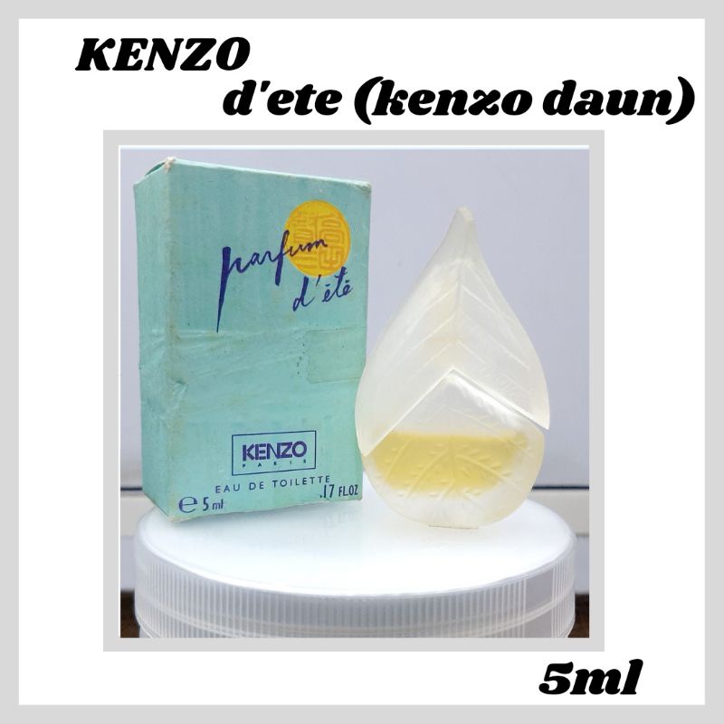 Parfum miniatur kenzo d ete kenzo daun 5ml original 100%