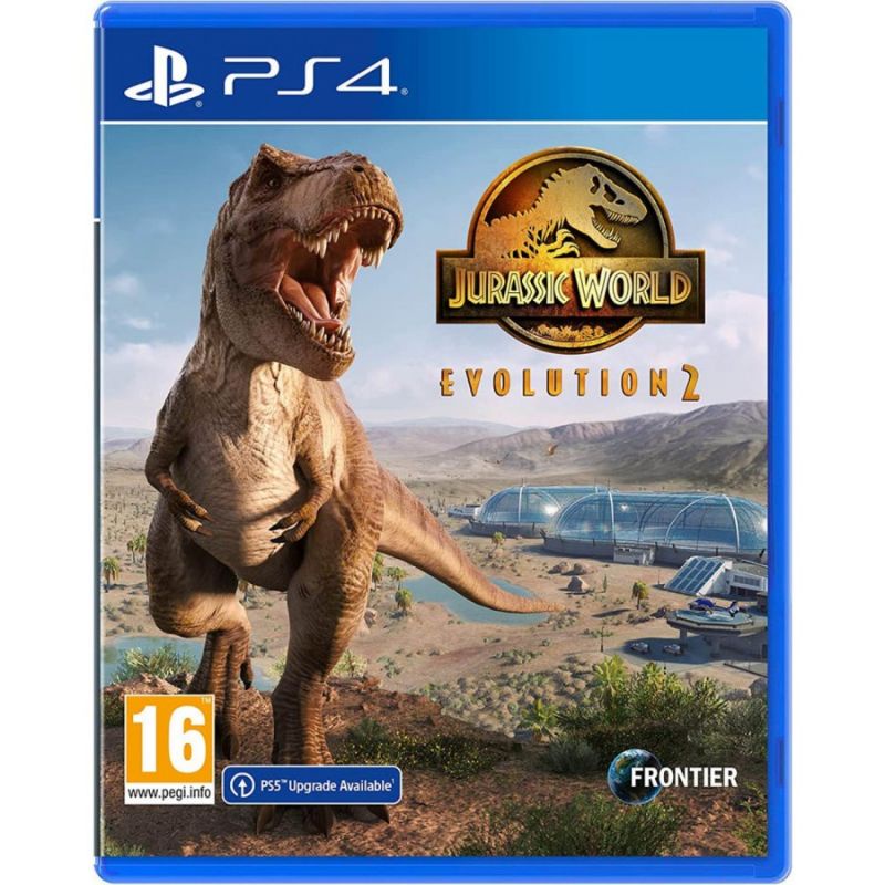 Kaset Jurassic World Evolution 2 PS4 PS5 Dinosaurus Dinosaur Jurrasic Worlds Evolutions II Playstation PS 4 5 Original CD BD Game Games Jurasic Jurrassic Park