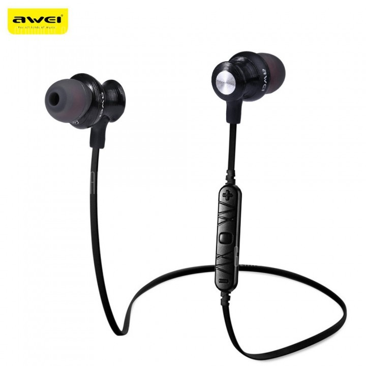 Headset Bluetooth-Original AWEI A980BL Bluetooth 4.0 Wireless Sports Earphones With Handsfree Songs