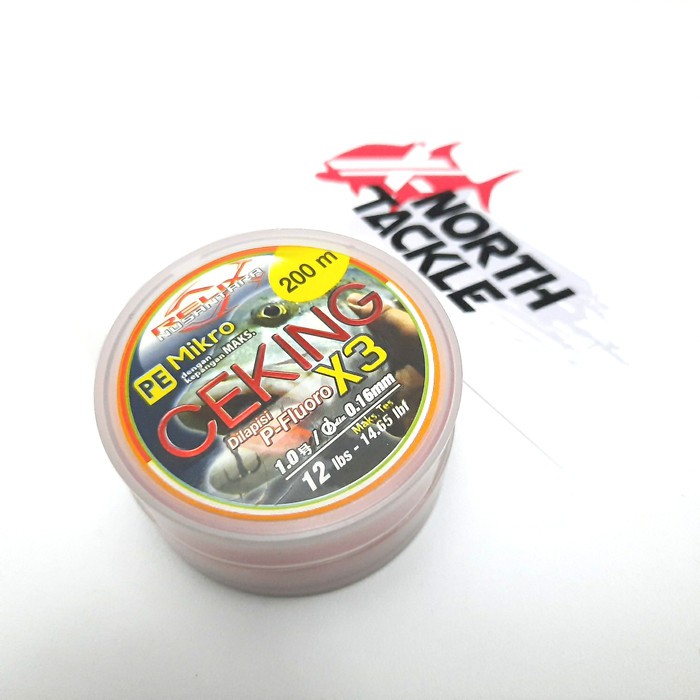 SENAR PE RELIX NUSANTARA CEKING X3 200M PE 1.0 - 12LBS - 0.16MM