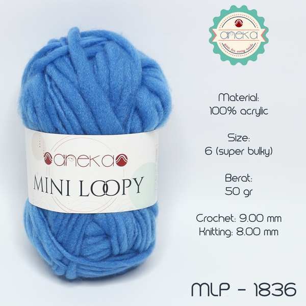 BENANG MINI LOOPY / LOOPY MINI YARN - 1836