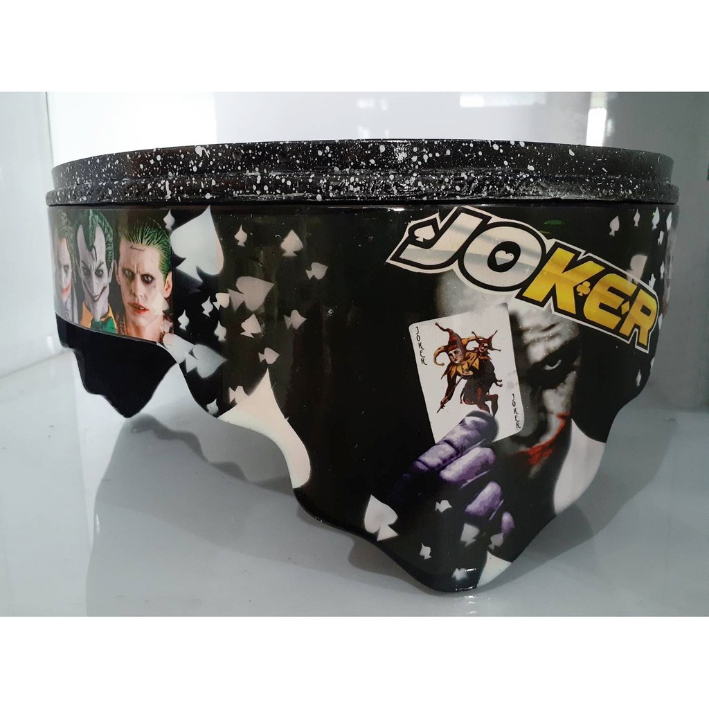 TEBOK SANGKAR BURUNG LOVEBIRD MOTIF JOKER