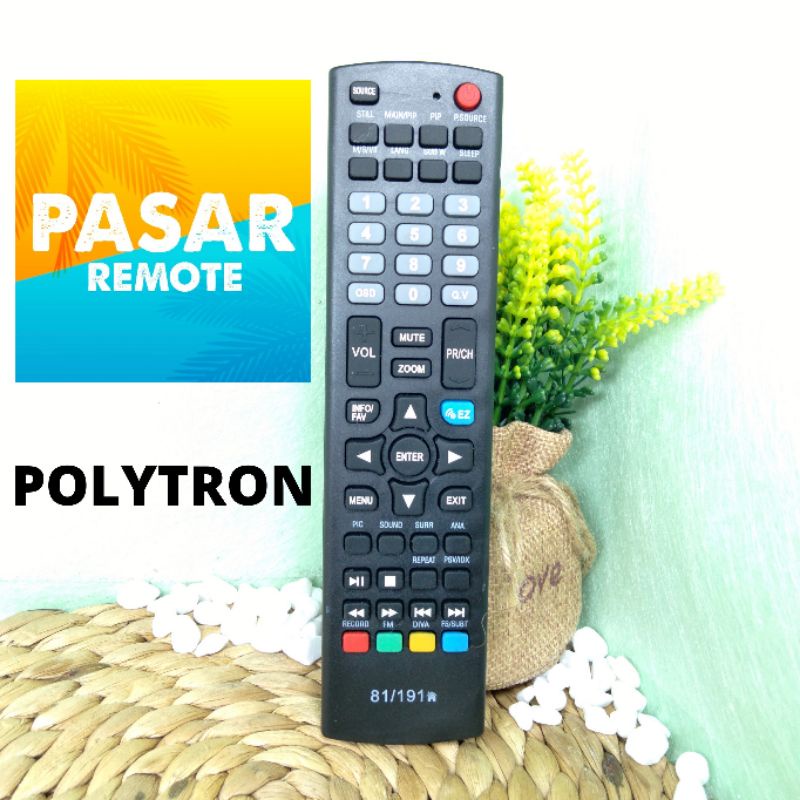 Remote Tv Polytron 81I191 LED F-9