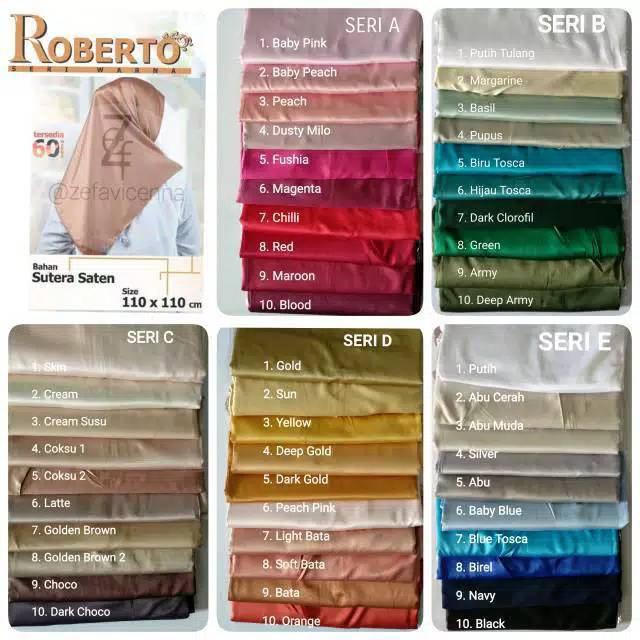 Hijab satin velvet polos by umama scarf