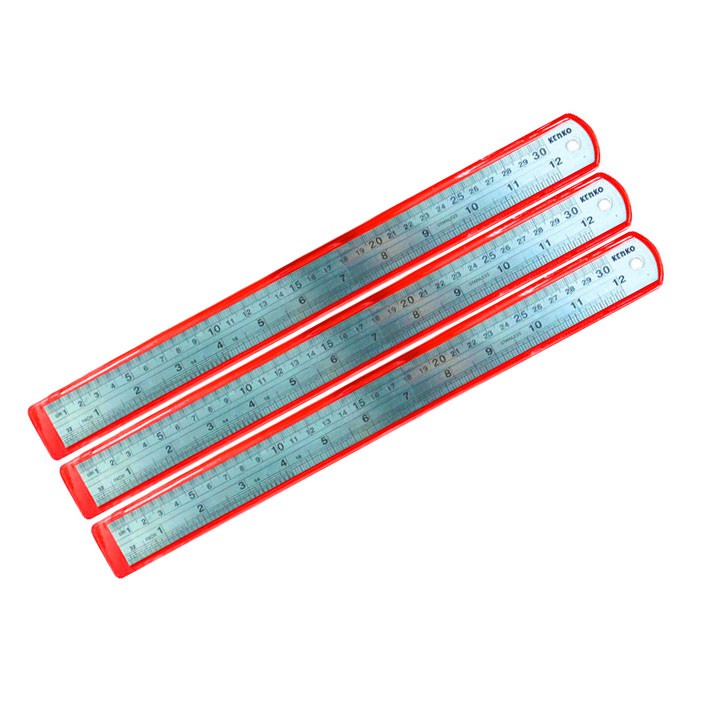 

Penggaris Besi Stainless Steel Ruler 30 cm