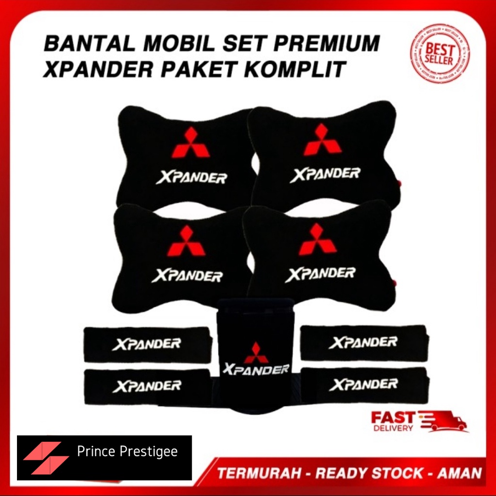 PAKET HEMAT BANTAL MOBIL XPANDER / AKSESORIS MOBIL EXPANDER - PAKET A